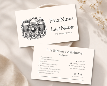 Vintage Photography Template | Canva Template