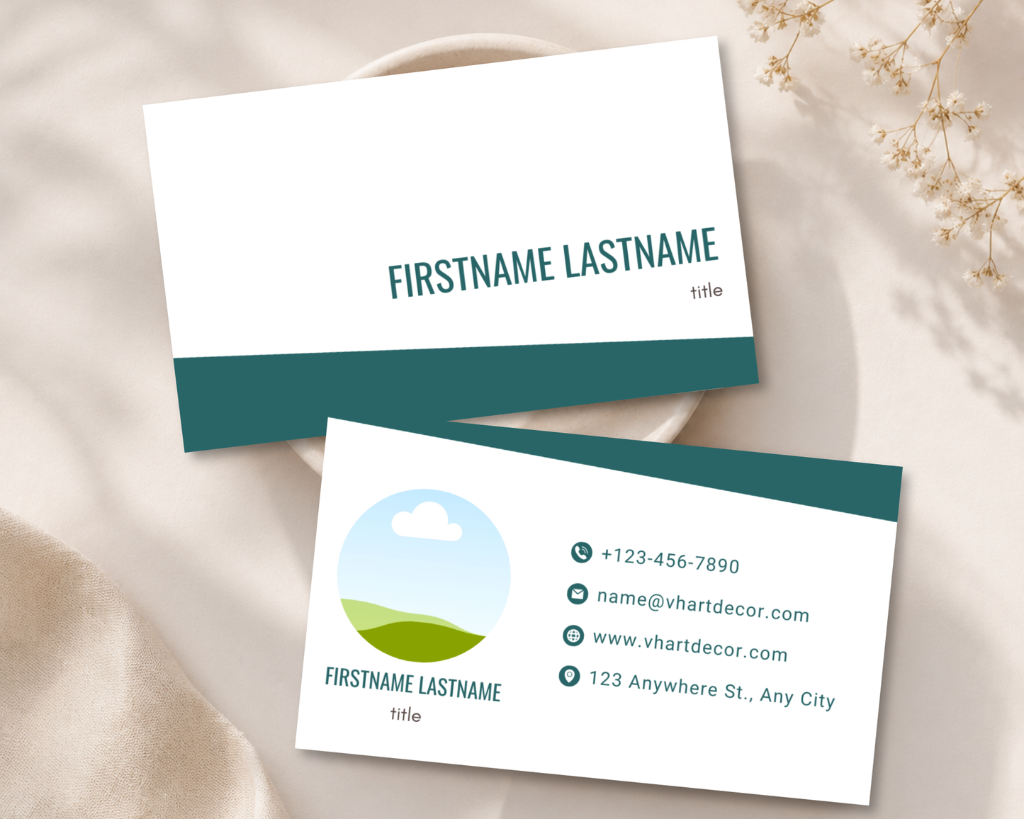 Minimal Business Card | Canva Template