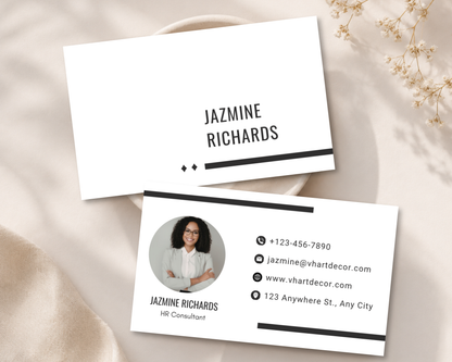 Minimal Business Card | Canva Template