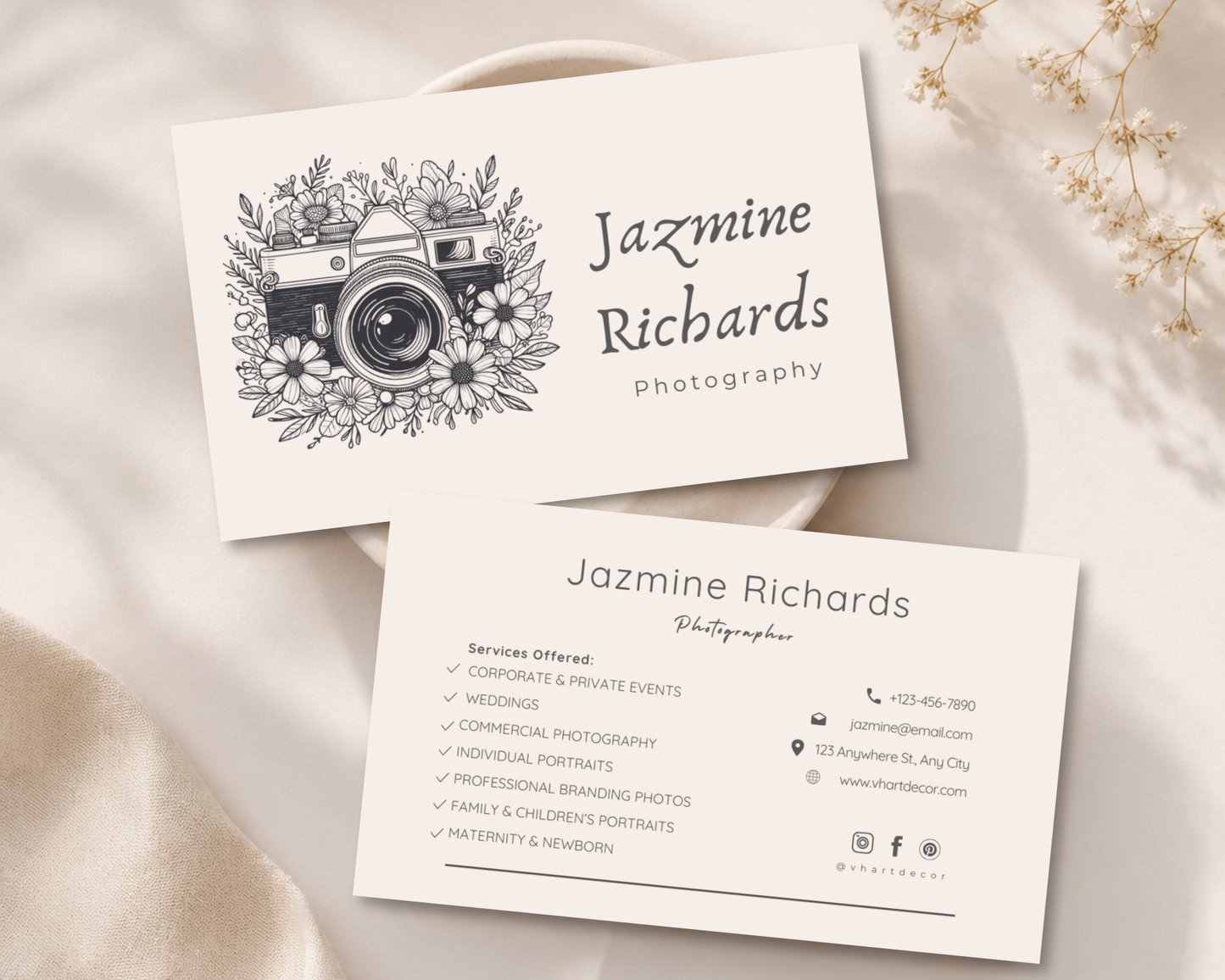 Vintage Photography Template | Canva Template