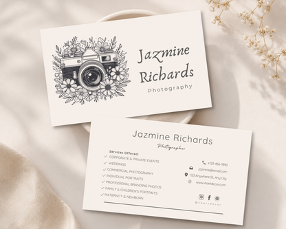 Vintage Photography Template | Canva Template