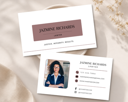 Professional Business Card | Canva Template