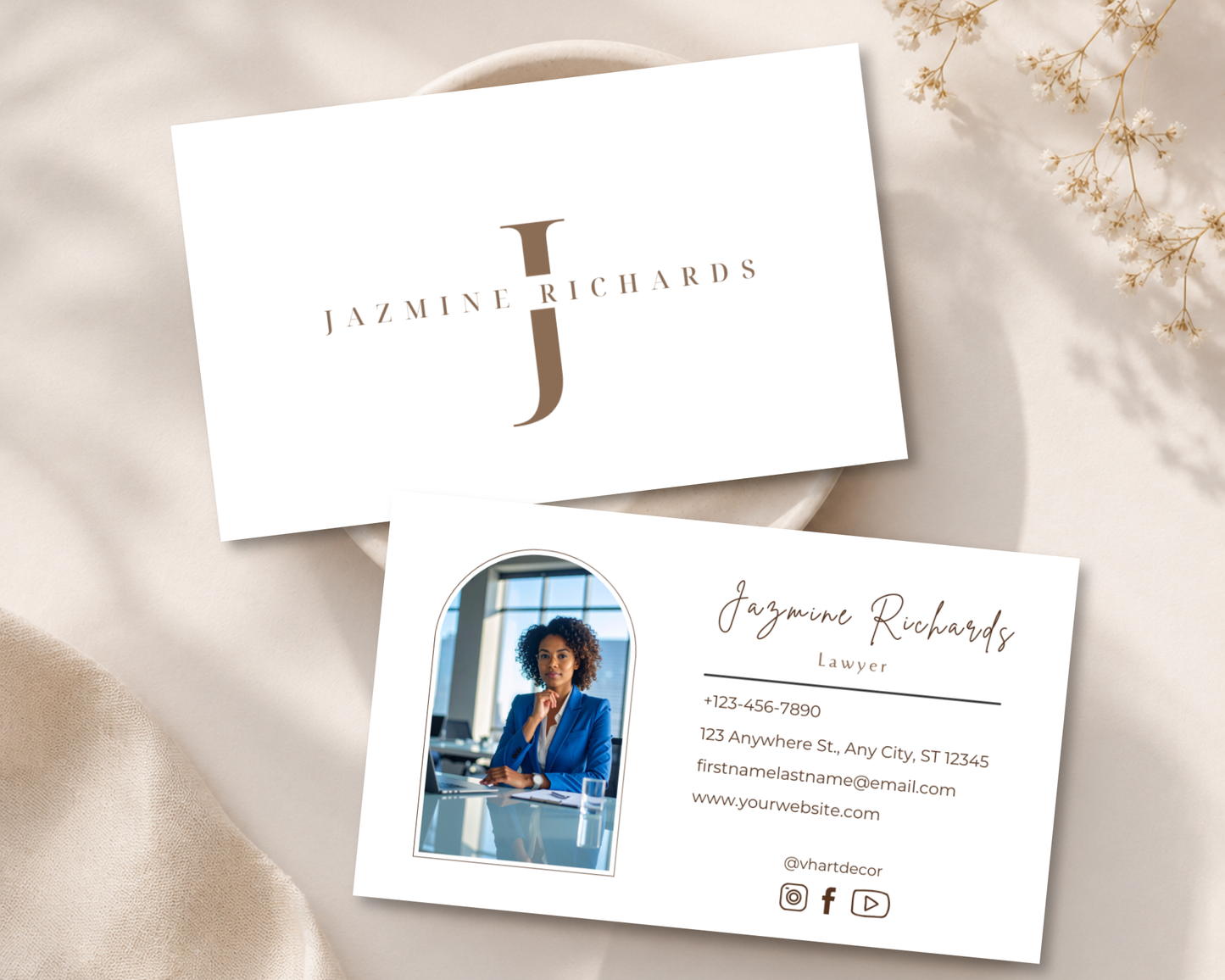 Modern Business Card | Canva Template