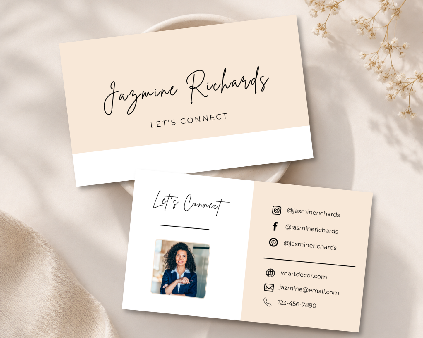 Connect Business Card | Canva Template