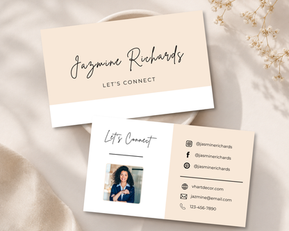 Connect Business Card | Canva Template