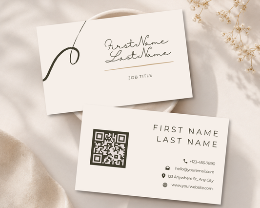 Minimalist Business Card | Canva Template