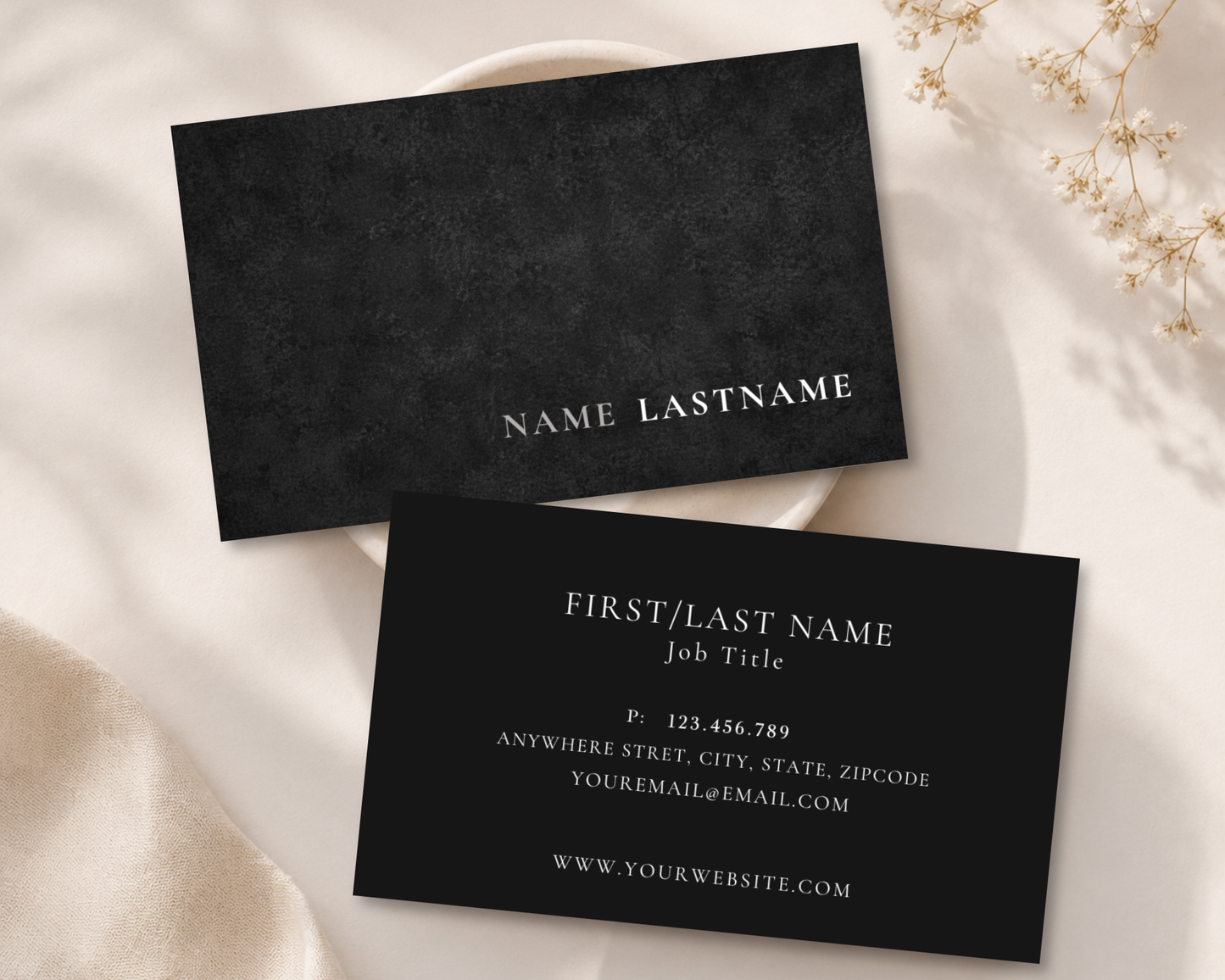 Editable Modern Business Card Template |  Canva Template