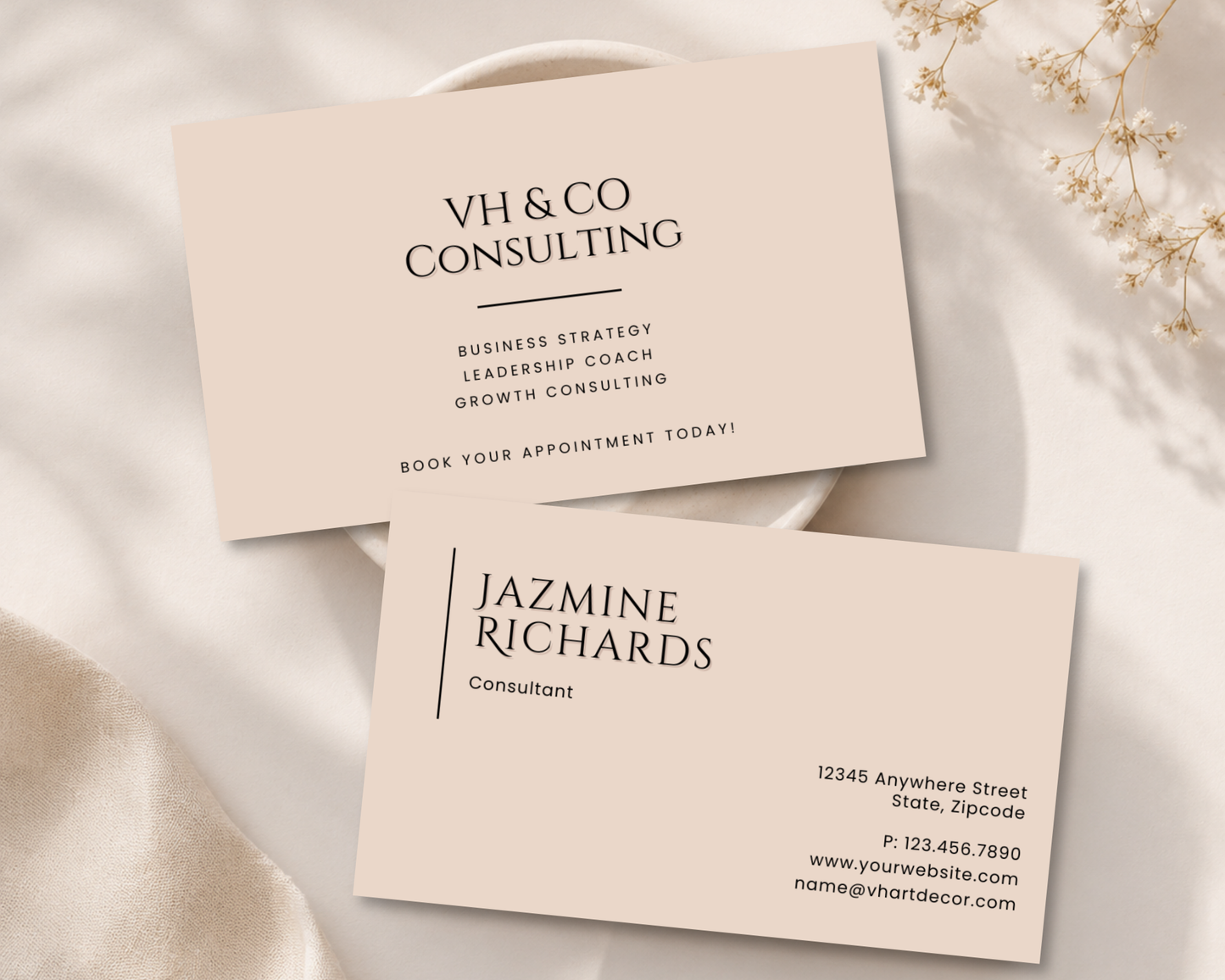 Consultant Business Card | Canva Template
