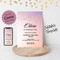 Girls Pink Birthday Invitation Template | Canva