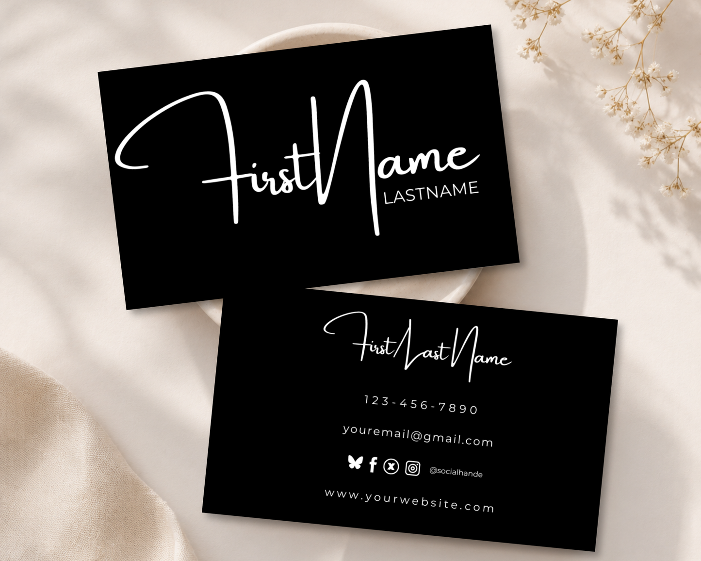 Modern Business Card | Canva Template