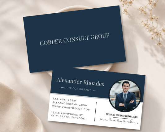 Professional Business Card | Canva Template