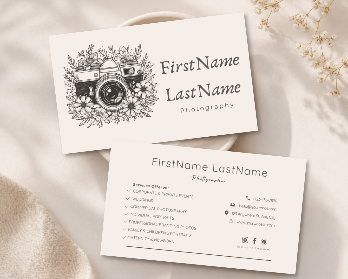 Vintage Photography Template | Canva Template