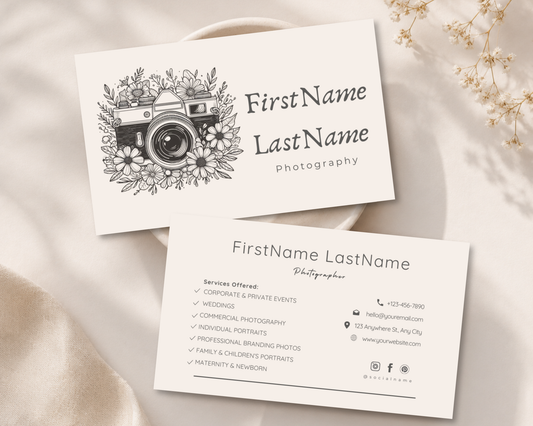 Vintage Photography Template | Canva Template
