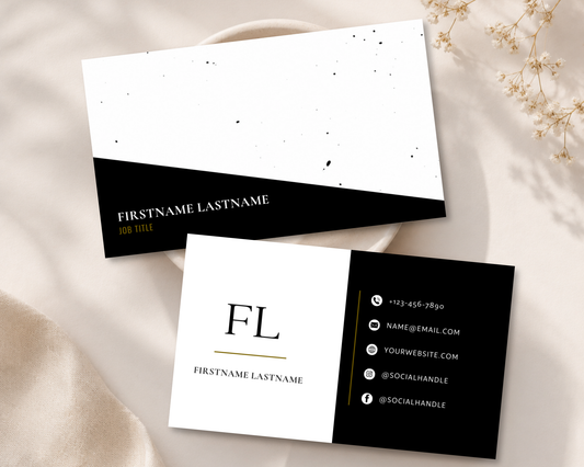 Minimalist Business Card | Canva Template