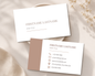 Minimal Business Card | Canva Template