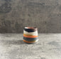 Small Vessel | White, Orange, Black, Grey