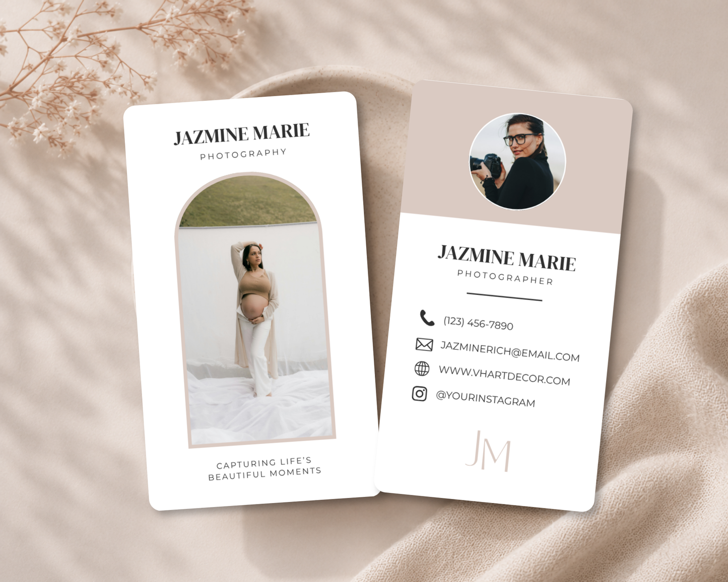 Photography Business Card | Canva Template