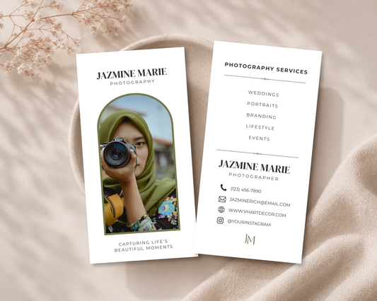 Photography Business Card | Canva Template