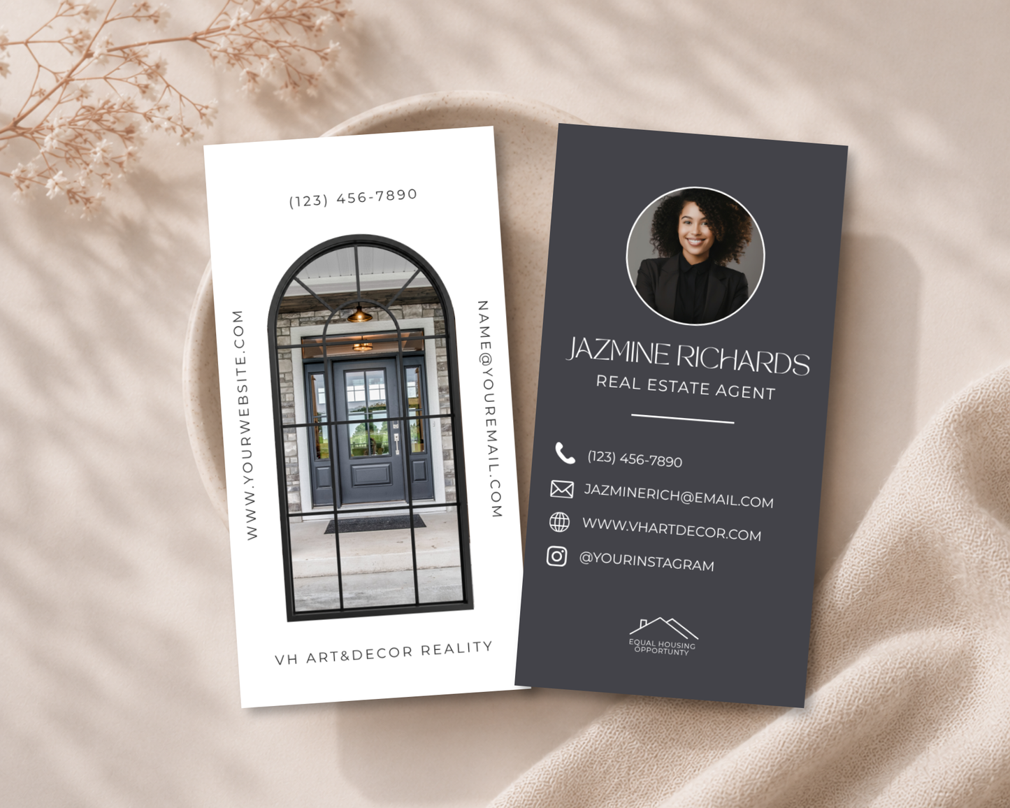 Realtor Business Card | Canva Template