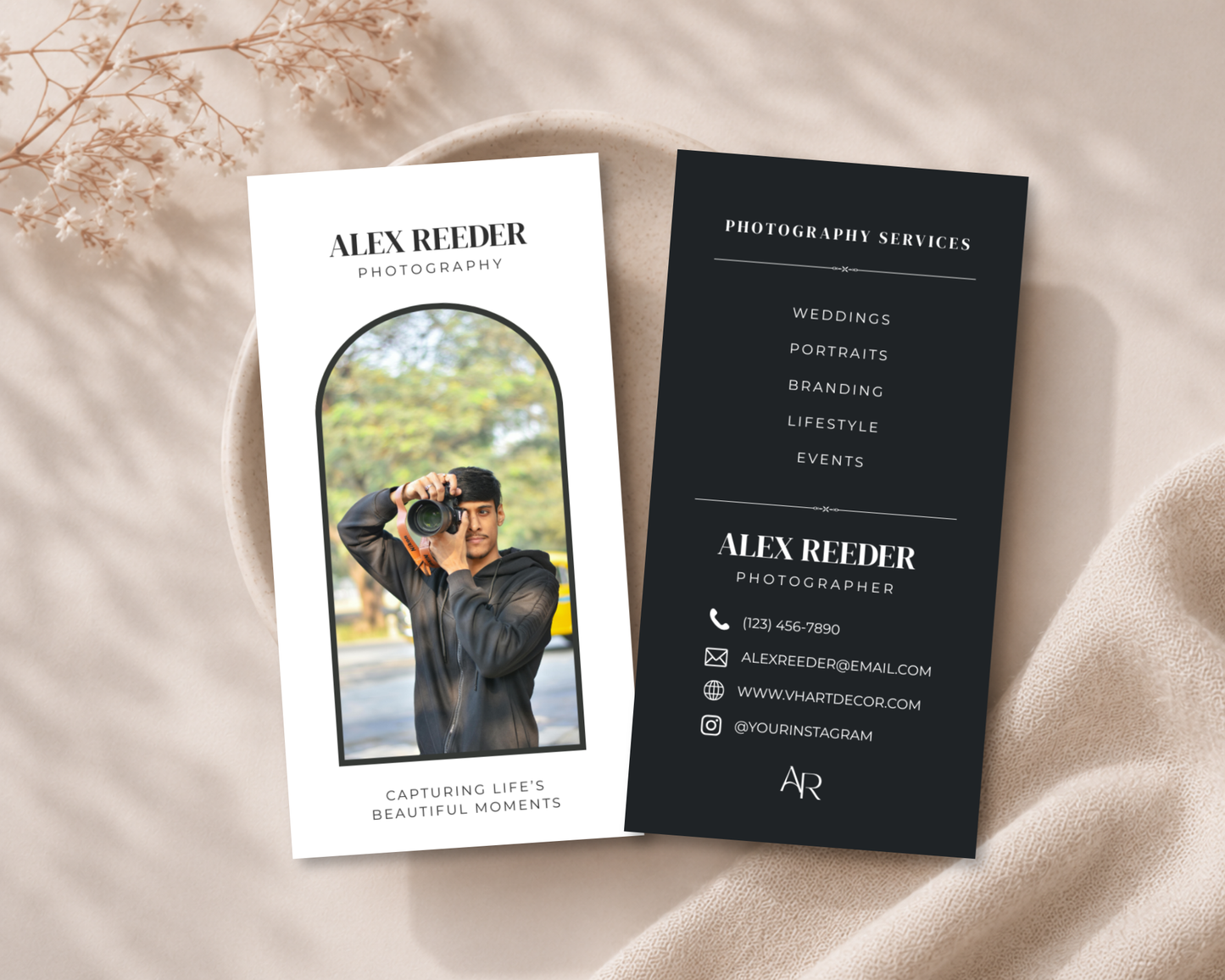 Photography Business Card | Canva Template