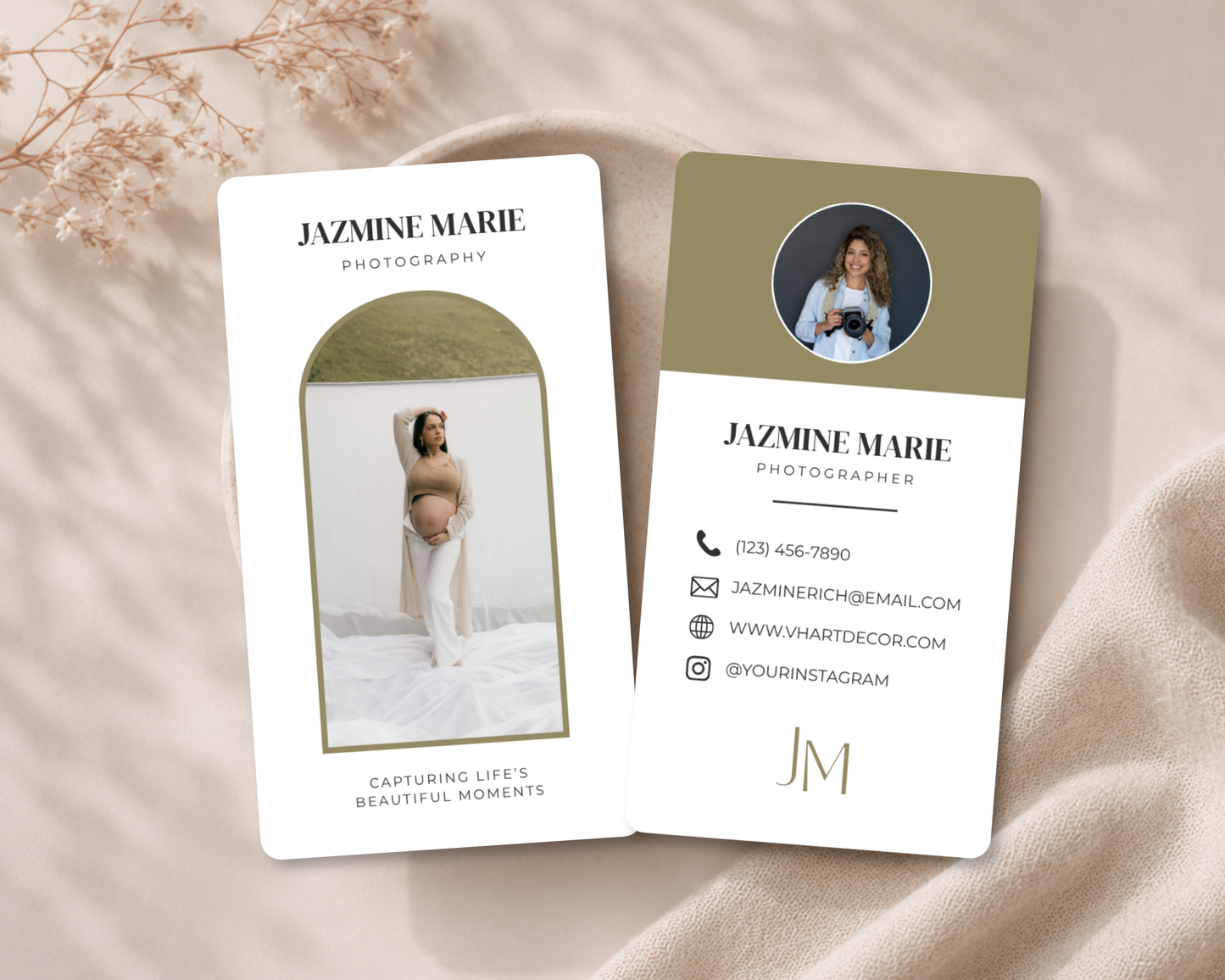 Photography Business Card | Canva Template