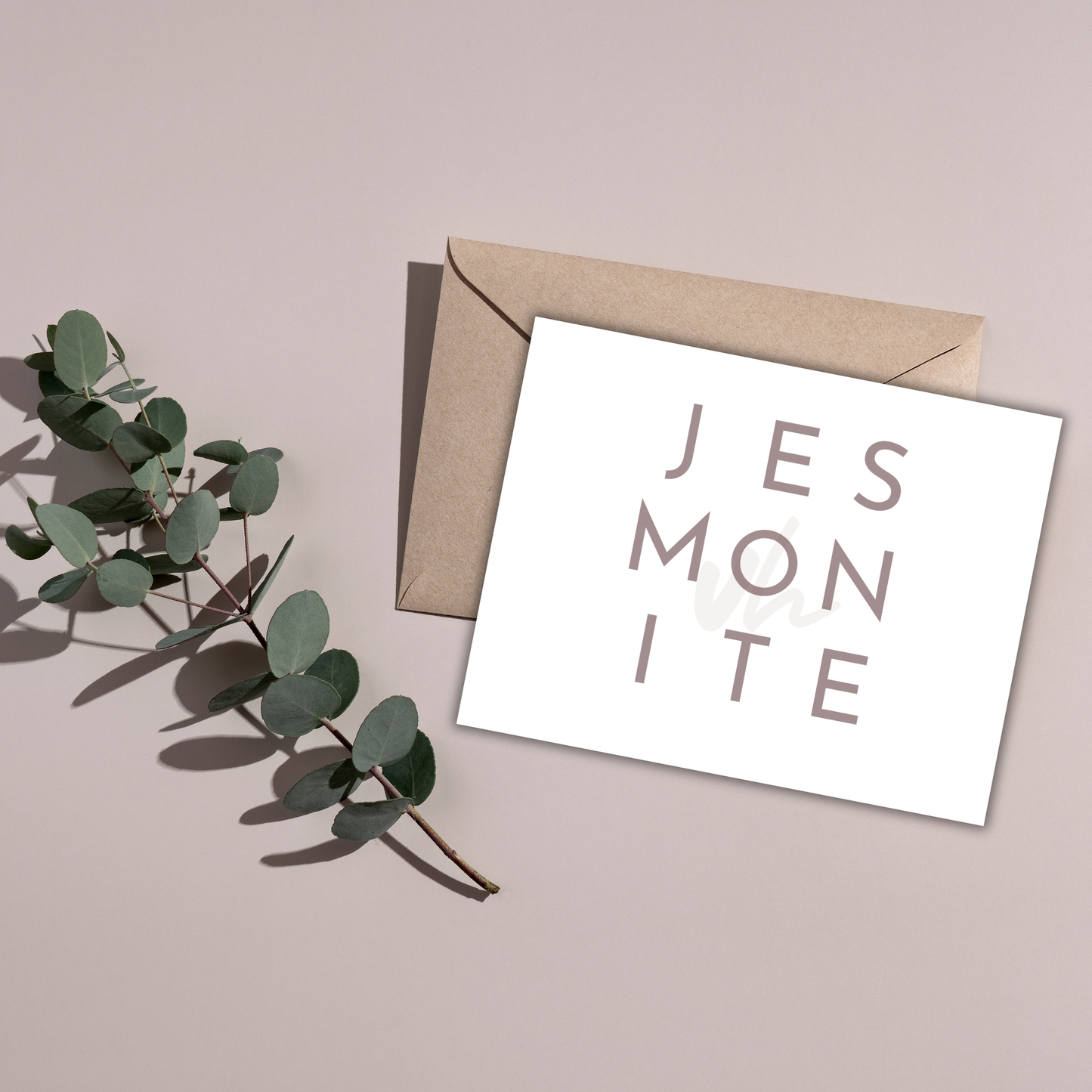 Jesmonite Care Card | Canva Template