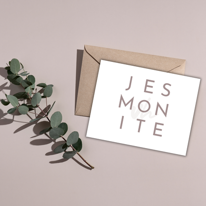 Jesmonite Care Card | Canva Template