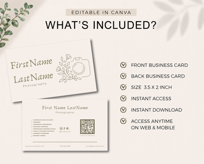 Photography Template | Canva Template