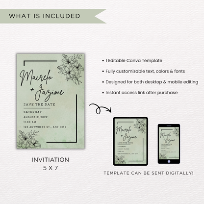 Save the Date | Canva Template