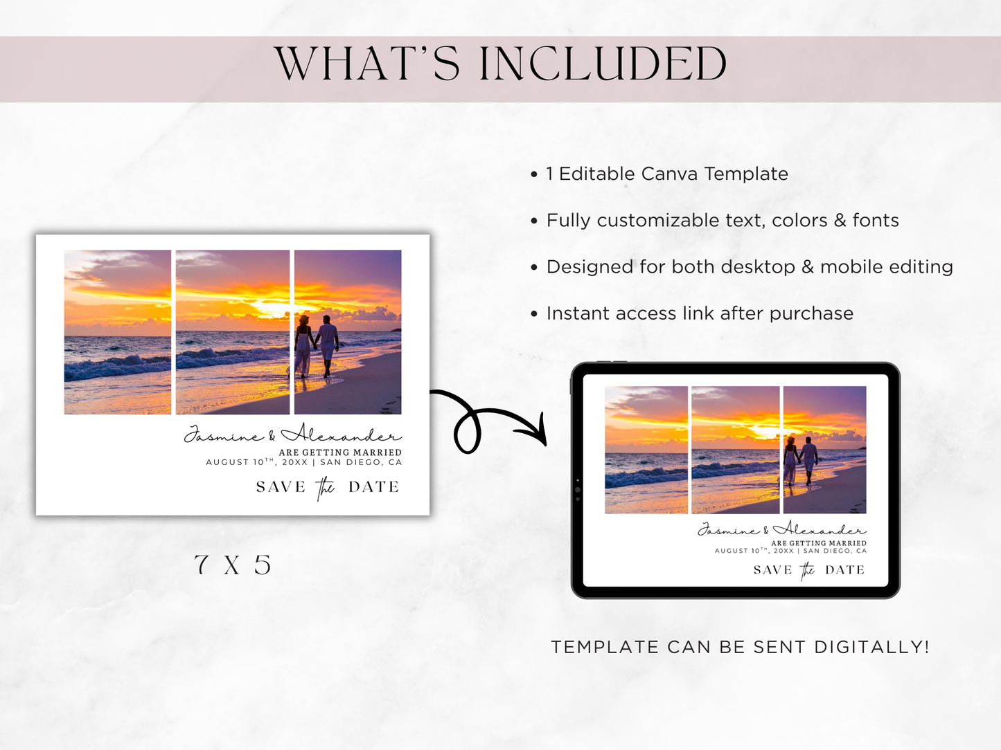 Save The Date | Canva Template