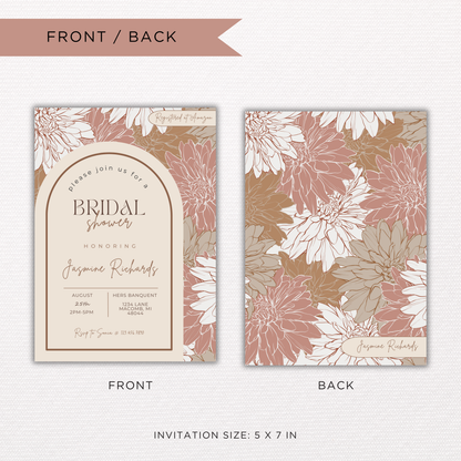 Bridal Shower Invitation Template | Canva Template