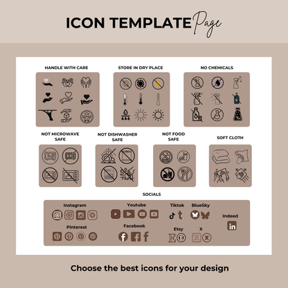Jesmonite Care Card | Care Card Template | Jesmonite Instructions