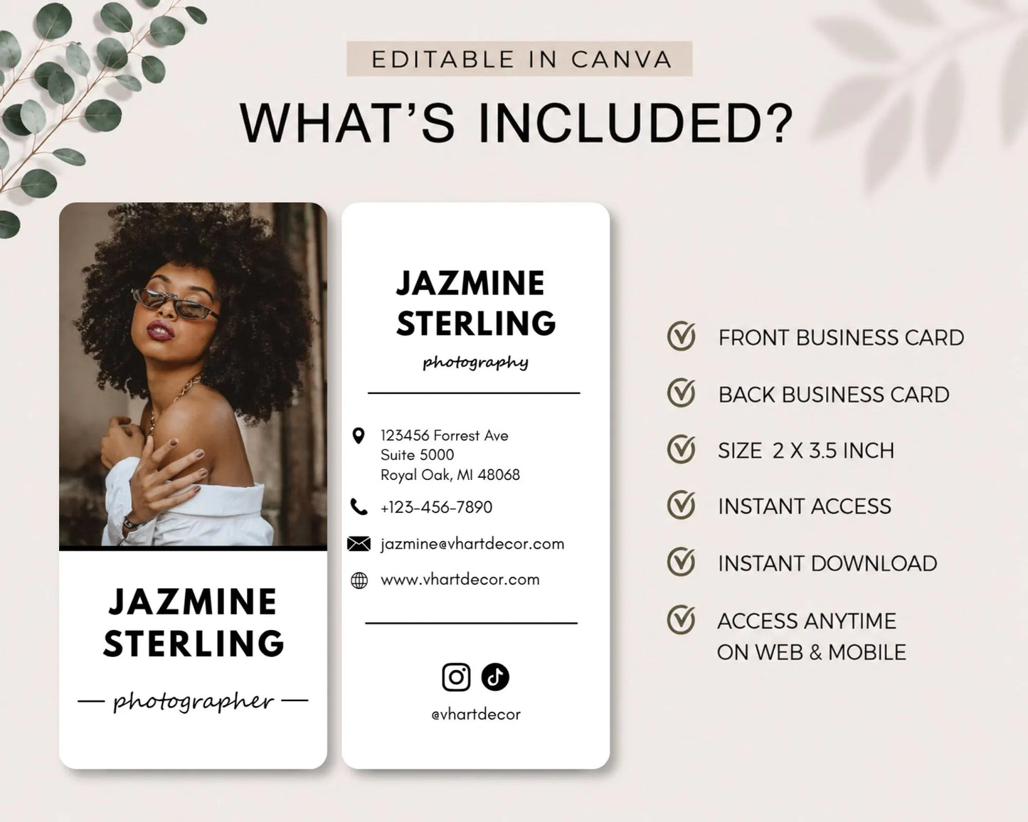 Business Card | Canva Template