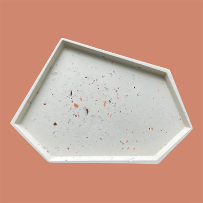 Medium Accent Tray | Pink Terrazzo Mix