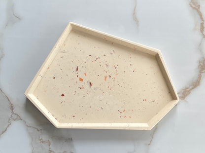 Medium Accent Tray | Pink Terrazzo Mix