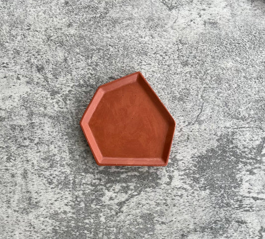 Geometric Trinket I | Terracotta