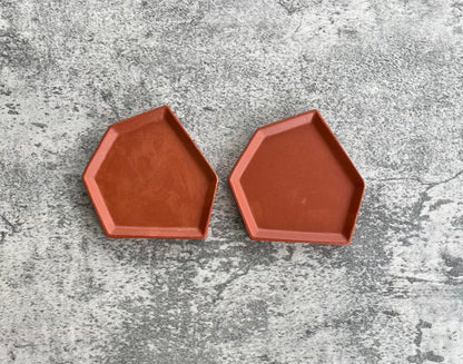 Geometric Trinket I | Terracotta