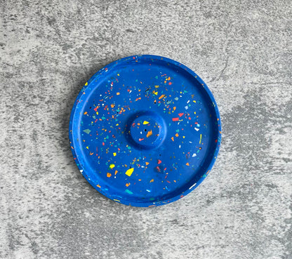 Incense Holder | Blue w/ Terrazzo