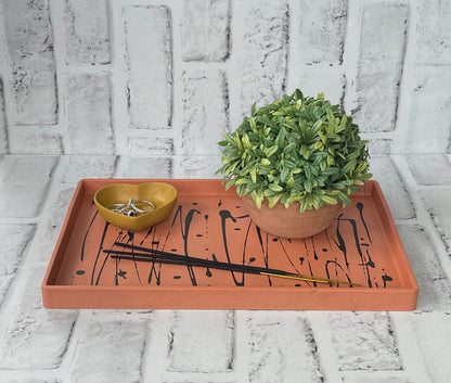 Large Rectangle Tray | Orange