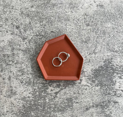 Geometric Trinket I | Terracotta