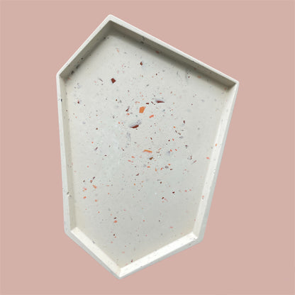 Medium Accent Tray | Pink Terrazzo Mix