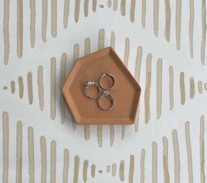 Geometric Trinket I | Warm Beige