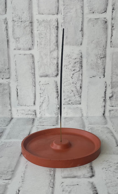 Incense Holder | Dark Terracotta