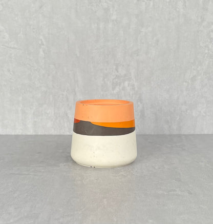 Small Vessel | Orange, White, Red, Brown